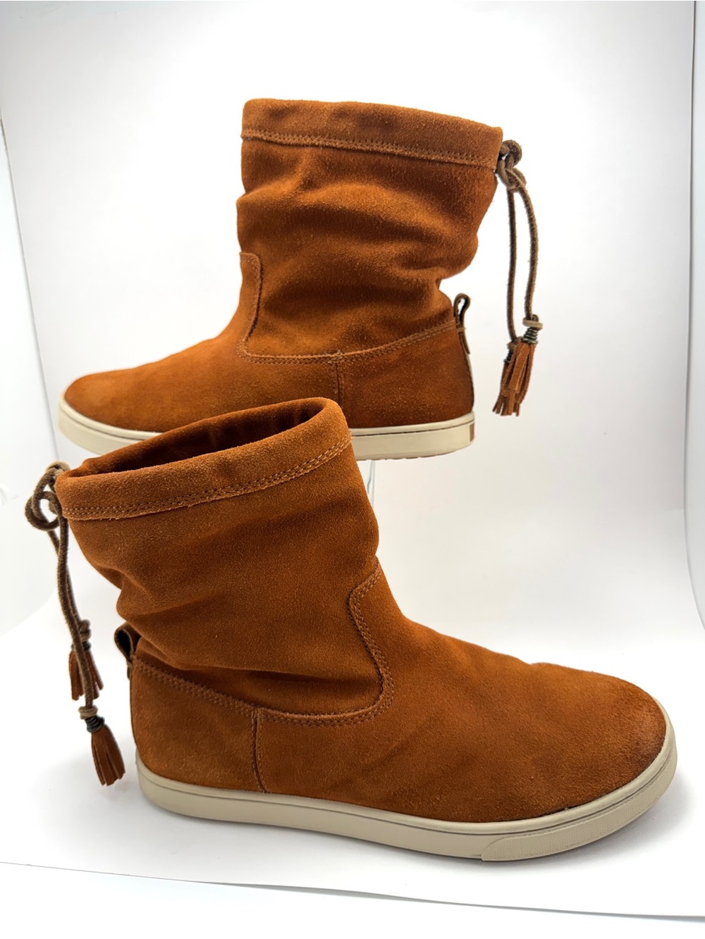 💖 Olukai Kapa Moe Ankle Boot Rustic Orange, Sz 9